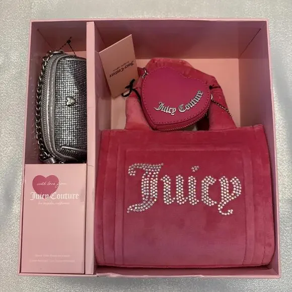 Juicy Couture | Bags | Juicy Couture Color Free Love Pink  display picture 3